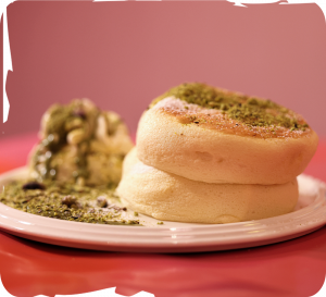 Dvem japanischePanecakes Detail